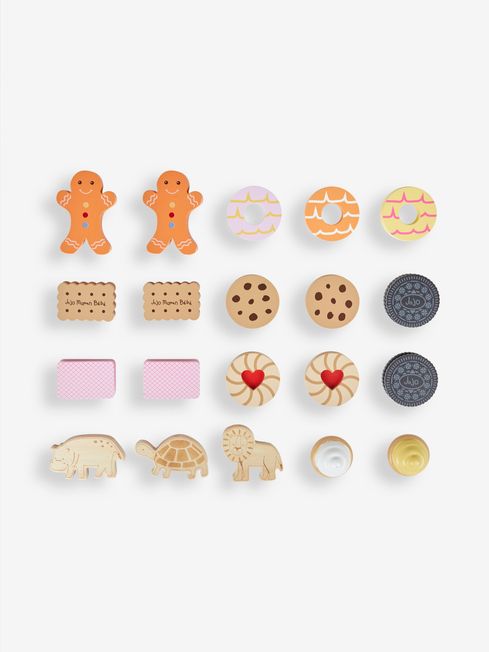 Wooden biscuit set online