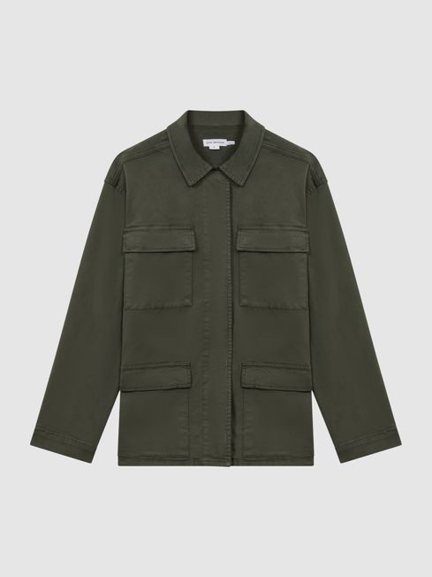 Mens cotton deals utility jacket