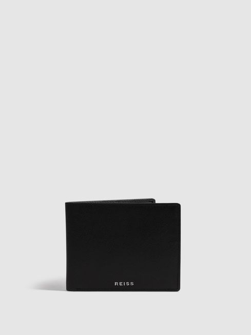 Reiss Black Cabot Leather Wallet