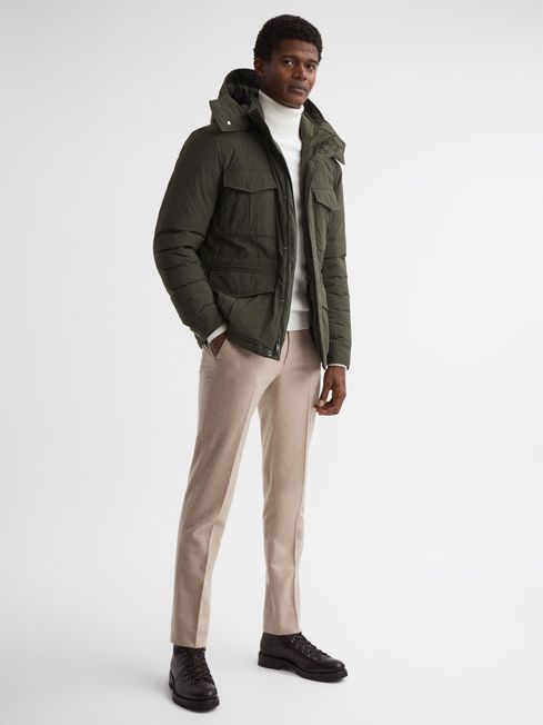 Woolrich Hooded Field Jacket REISS Rest of Europe