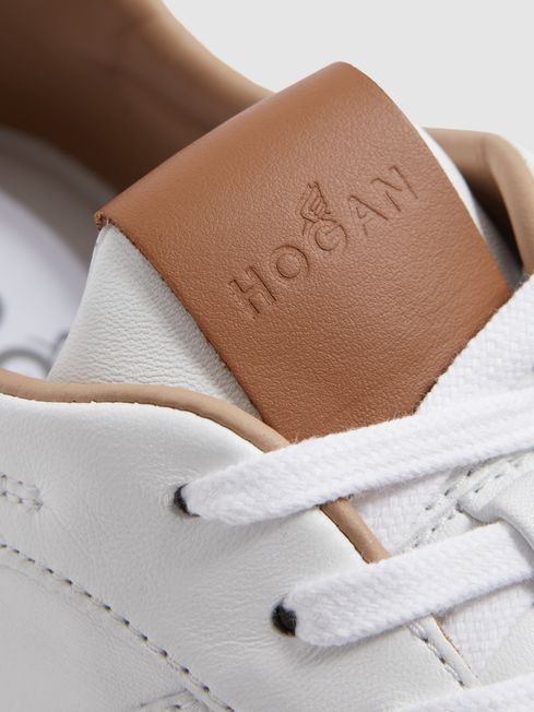 Leather chunky trainers online