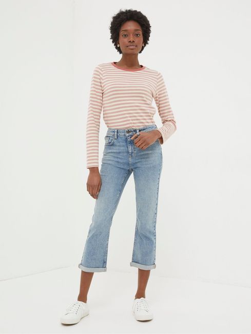 Fat face cropped jeans store