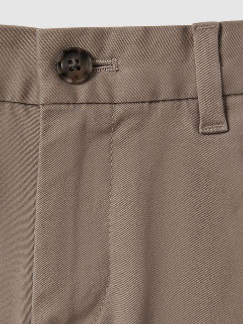 Reiss Mushroom Brown Wicket 3-9 yrs Casual Chino Shorts