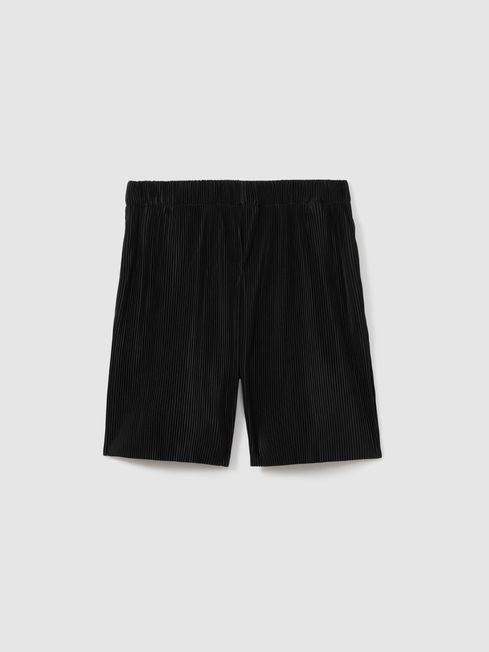 Reiss Milos Elasticated Plisse Shorts REISS Rest of World