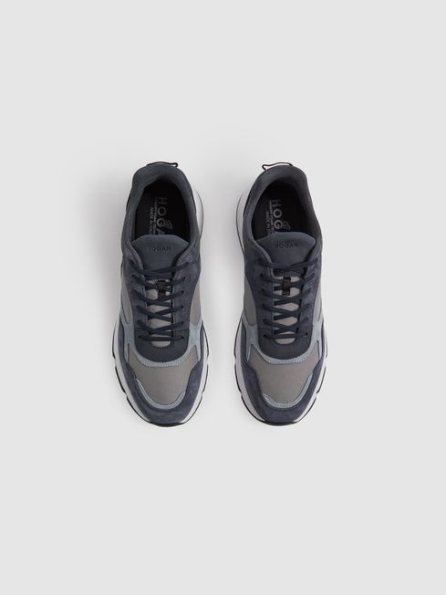 Hogan Suede Woven Trainers