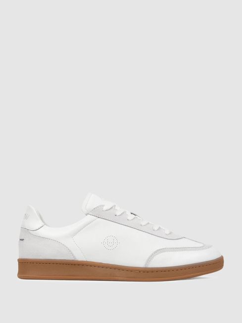 Unseen Footwear Leather Suede Trainers