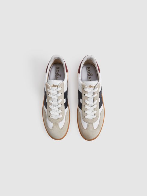 Hogan Leather Suede Low Top Trainers