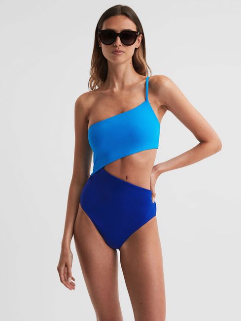 Bondi Born - reiss sigourney  asymmetrical swimsuit