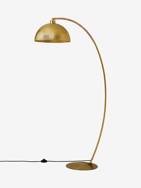 Overarching metal deals shade floor lamp