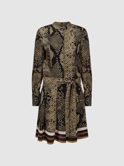 Reiss snake dress sales