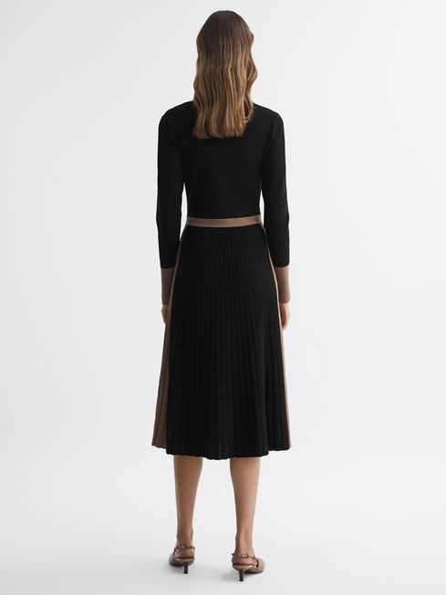 Reiss shop pleated dress