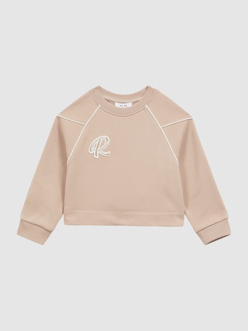 Modern logo clearance crewneck sweatshirt
