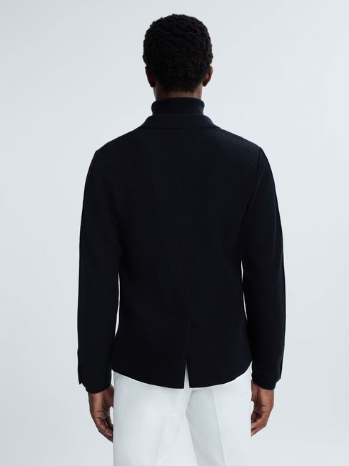 Reiss Marko Atelier Cashmere Knitted Double Breasted Blazer | REISS USA