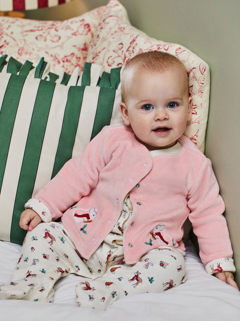 Pyjama bebe 2 on sale pieces velours