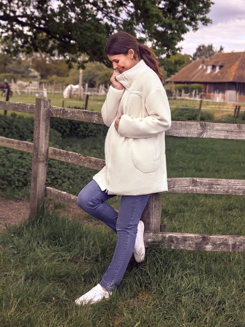 Cream bebe jacket on sale