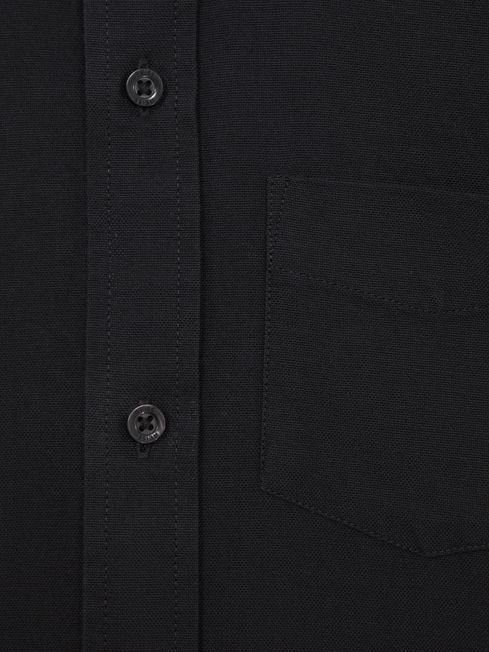 Reiss Black Greenwich Junior Slim Fit Button-Down Oxford Shirt