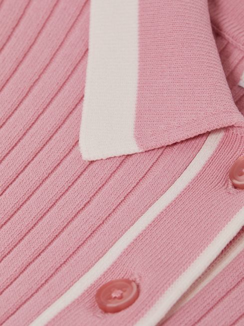 Reiss Sammy Knitted Polo Dress REISS USA