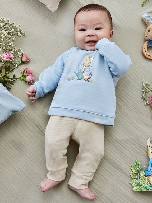 Peter school rabbit baby pajamas