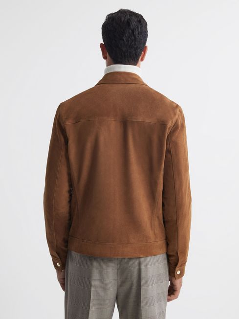 Reiss pyke suede jacket sale
