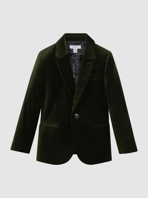 Reiss black velvet blazer shop