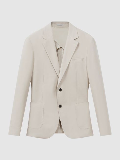 Cream tailored outlet jacket
