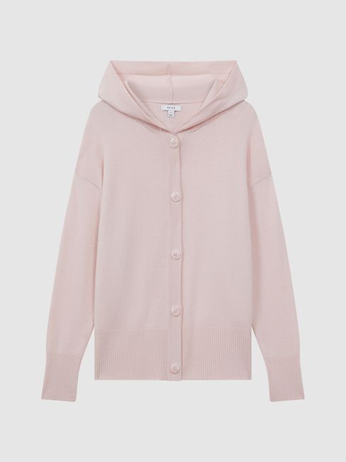 Pink hooded sweater discount