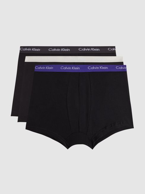 Calvin Klein Black Multi Underwear Trunks 3 Pack