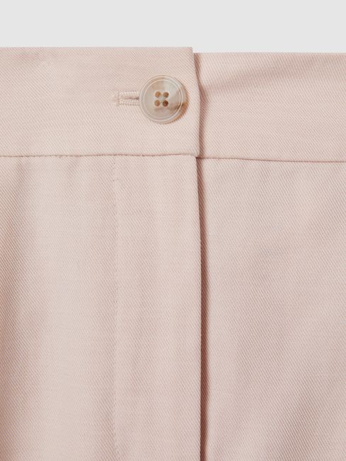 Tapered Suit Trousers with TENCEL™ Fibers in Pink