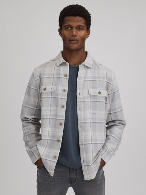 Paige Cotton Checked Overshirt