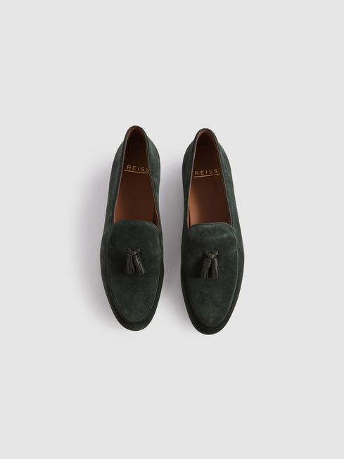 Forest green loafers discount