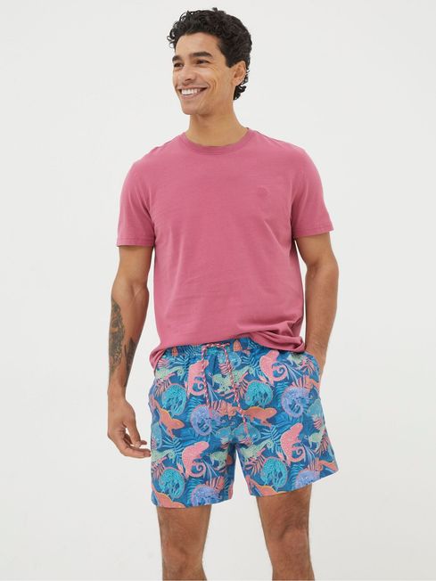 Blue Trevose Chameleon Swim Shorts FatFace USA