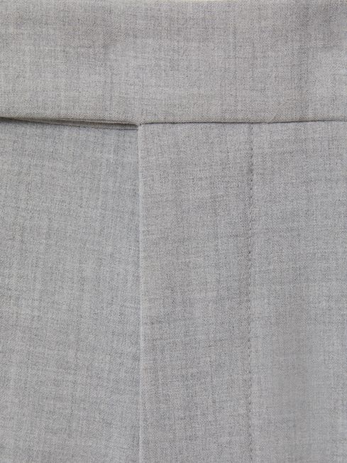 Reiss Grey Found Slim-Fit Drawstring Trousers