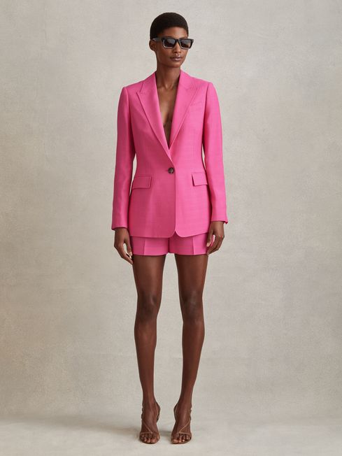 Reiss Hewey Tailored Textured Single Breasted Suit: Blazer | REISS USA