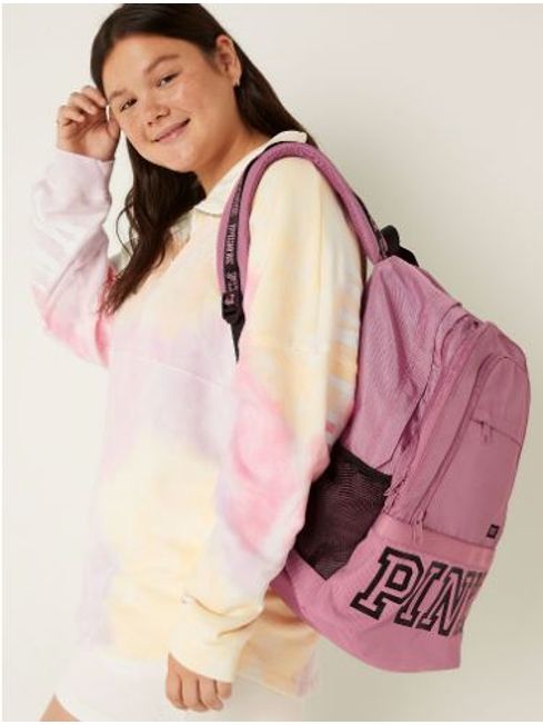 Collegiate pink backpack discount
