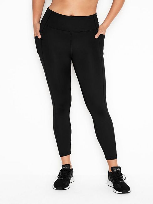 Victoria's Secret Black Cropped High Waist Legging