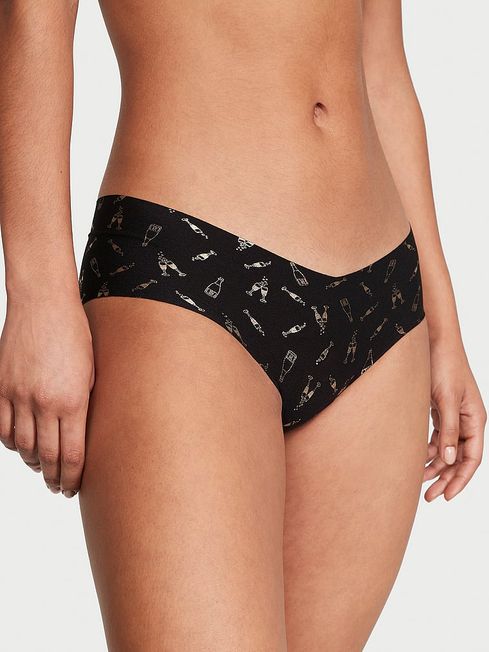 Victoria's Secret Black Cheers Smooth Hipster Knickers