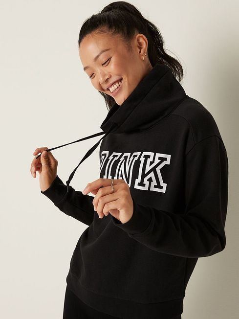 Victoria secret pink cowl neck pullover outlet