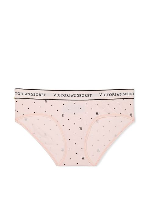 Victoria's Secret Purest Pink Dot Logo Logo Hipster Knickers