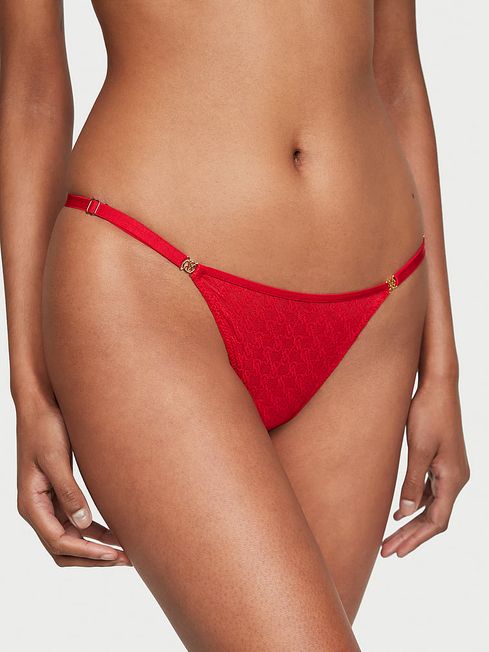Victoria's Secret Lipstick Red Thong Icon Knickers