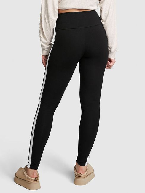 Grey side stripe leggings store