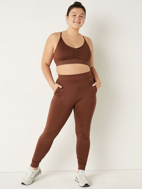 Soft Cappuccino Brown Ultimate High Waist Full Length Jogger Victoria s Secret Ireland