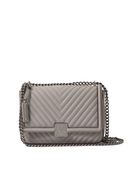 Victoria's Secret Grey Crossbody Bag