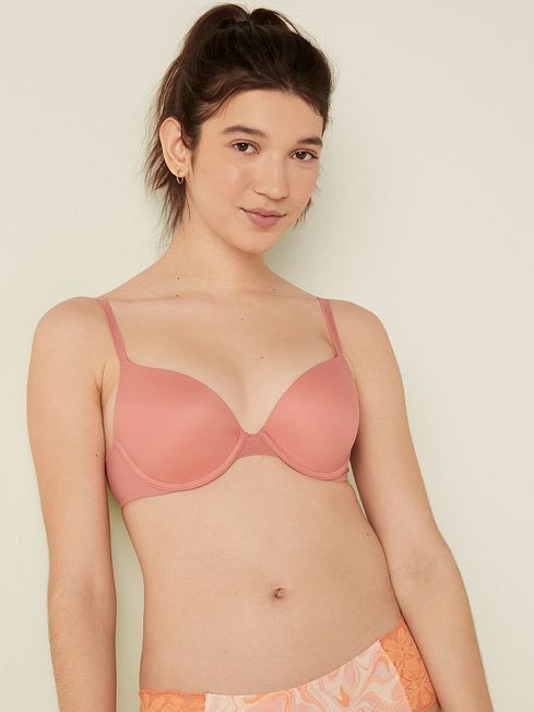 Victoria's Secret PINK French Rose Pink Smooth Push Up Bra