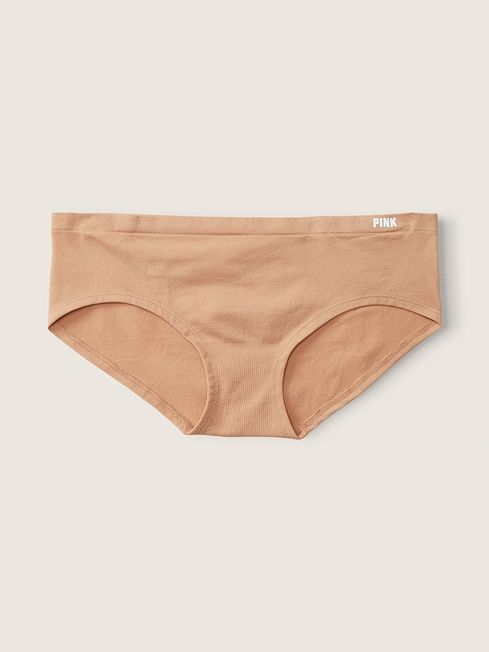 Victoria's Secret PINK Mocha Latte Nude Seamless Hipster Knickers
