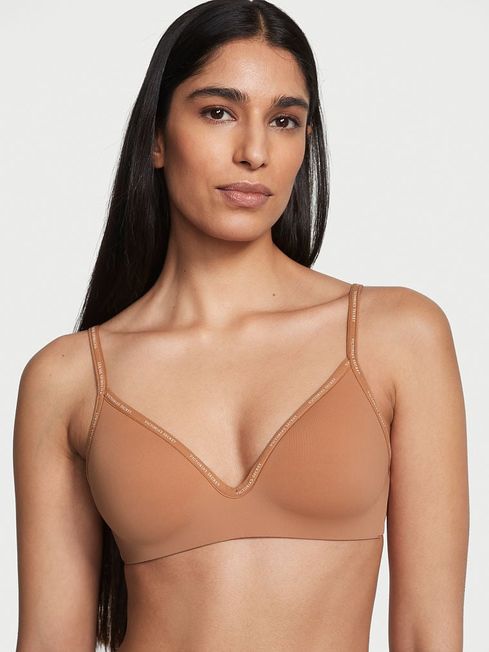 Victoria's Secret Honey Glow Nude Non Wired Lightly Lined Bra