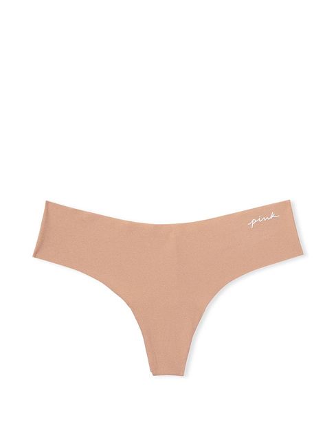 Victoria's Secret PINK Praline Nude No Show Thong Knickers