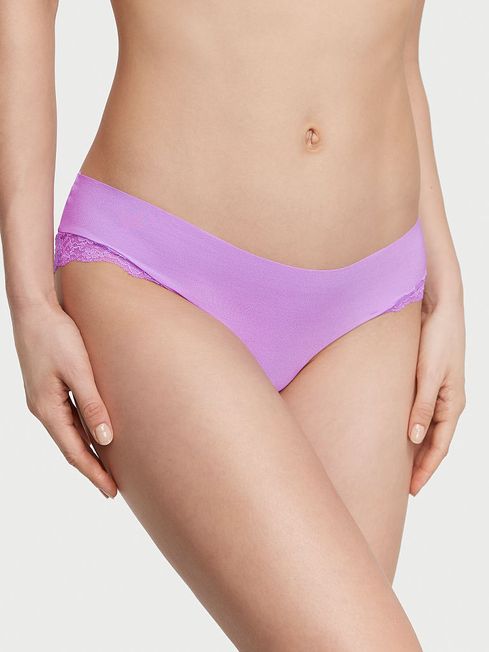 Victoria's Secret Purple Paradise Posey Lace Cheeky Knickers