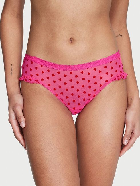 Victoria's Secret Forever Pink Heart Cheeky Knickers