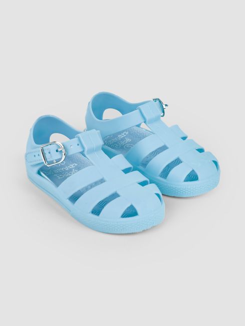 Buy Blue Jelly Sandals from the JoJo Maman Bebe UK online shop