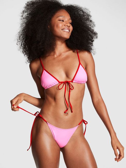 Victoria's Secret Pink Love Triangle Frankies Bikins Atlantic Bikini Top